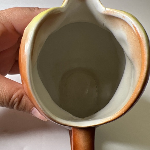 Antique Sevres 1890- Pre 1914 E. Liverpool Ohio Porcelain Bird Creamer/Pitch 5” - Picture 11 of 16